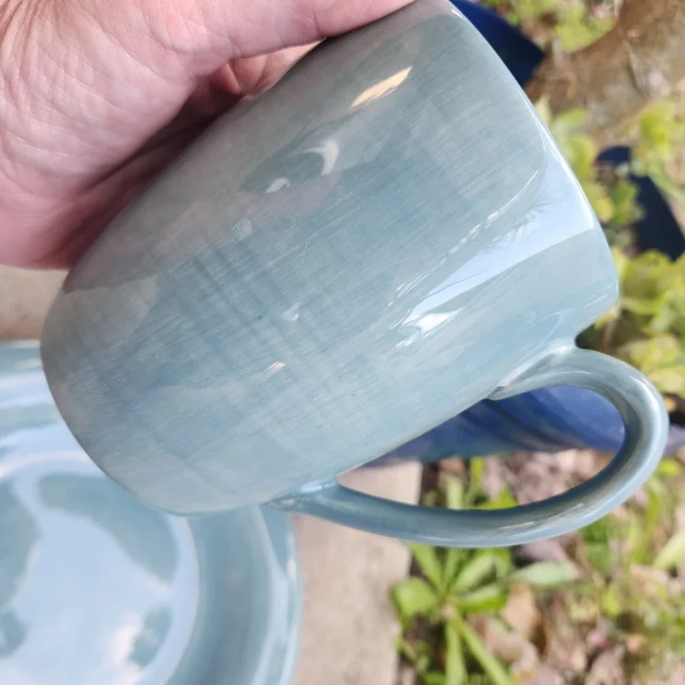 Tabletops Unlimited Espana Lifestyle Breeze Replacement Dinner Plate Coffee‎ Mug